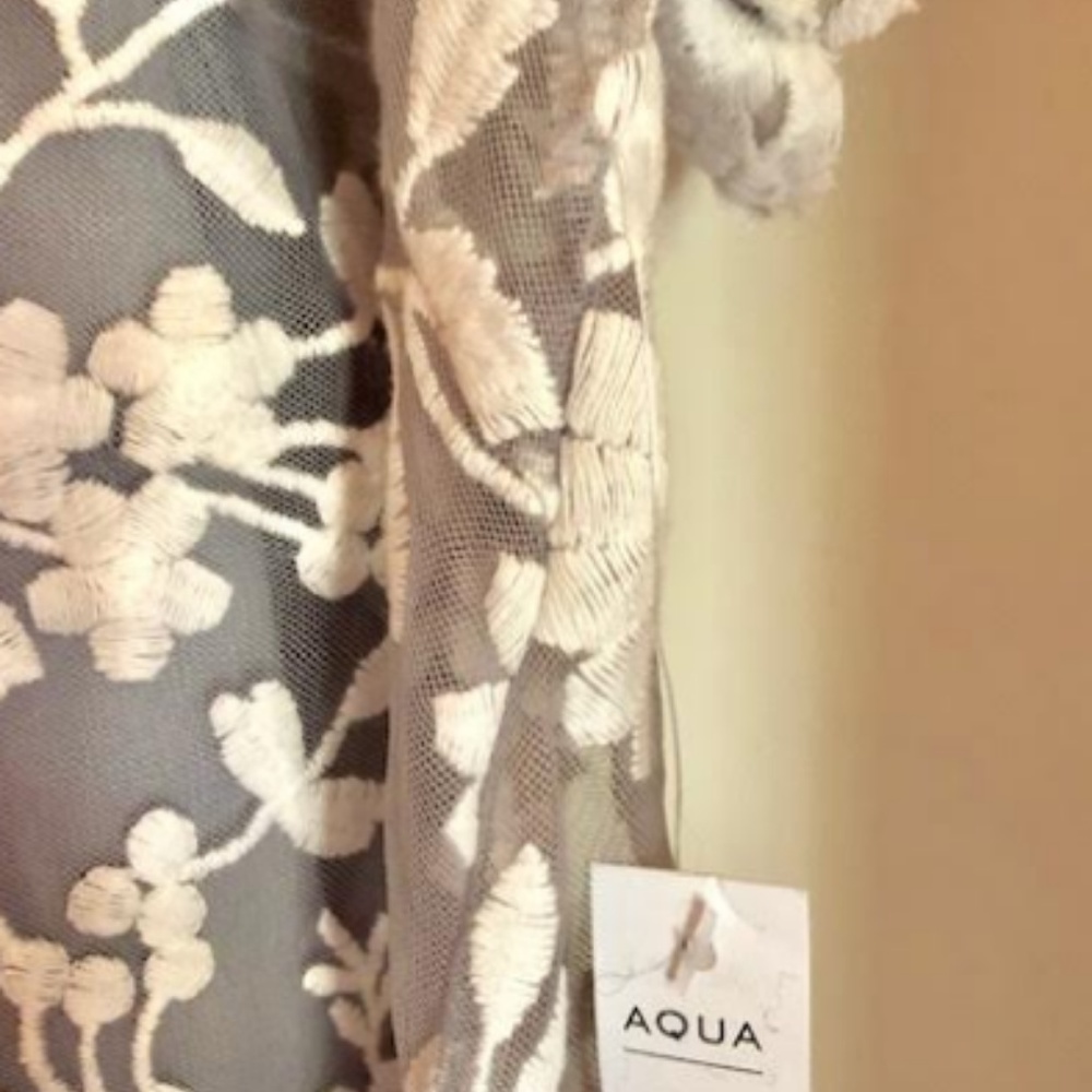 Aqua Lace Blouse with built in camisole - Picture 4 of 9